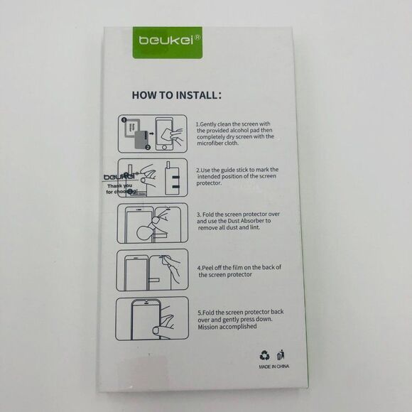 Brand New BEUKEI Tempered Glass For LG‎ Stylo 7 Screen Protector - Picture 2 of 6